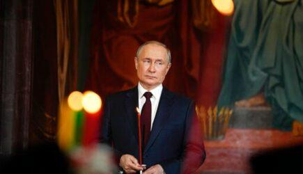 Speculând latura spirituală a poporului rus, Putin se folosește de sărbătoarea Paștelui pentru a-și consolida ideologia