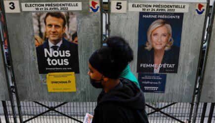 Alegeri prezidențiale Franța turul 1: Președintele Emmanuel Macron concurat de doi populiști – la dreapta Marine Le Pen, la stânga Jean-Luc Melenchon