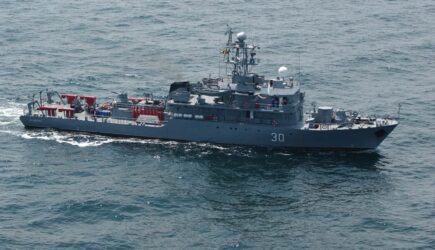 Nava dragor „Locotenent Dimitrie Nicolescu” a lovit o mină pe care trebuia să o neutralizeze.